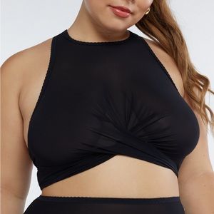 Savage X Fenty soft mesh sleep crop top